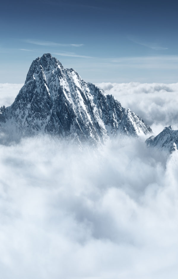 Mountain in the clouds Mountain in the clouds